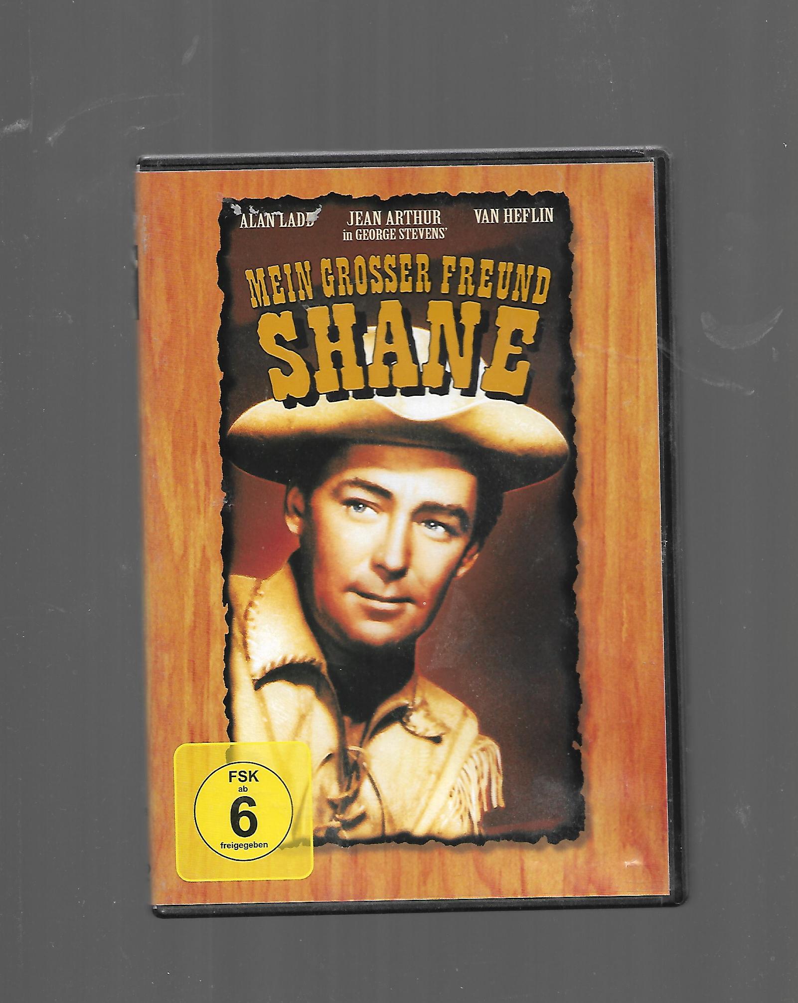 DVD Mein großer Freund Shane (mit Alan Ladd, Jean Arthur, Van Heflin) -gebraucht- FSK ab 6