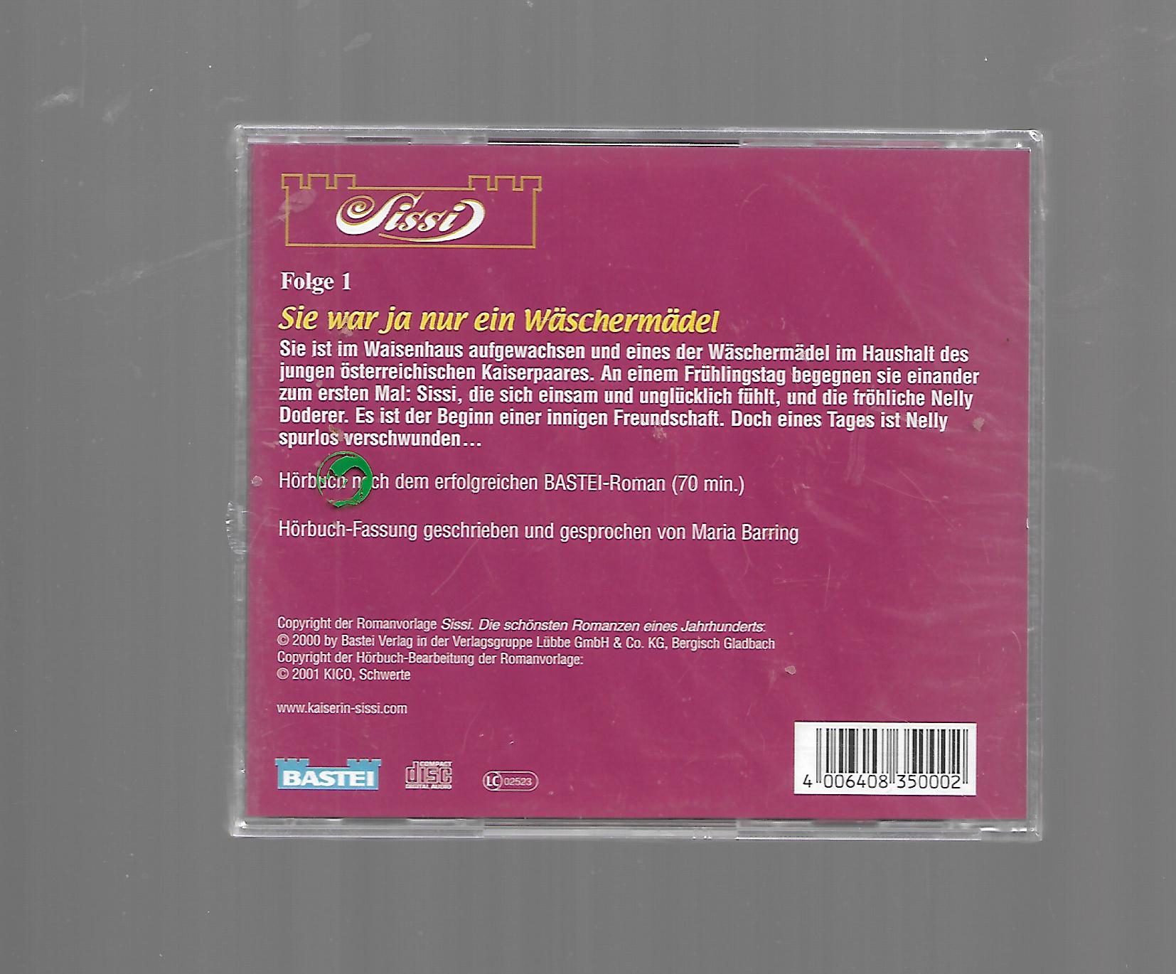 Dies & Das Sissi Die schönsten Romanzen eines Jahrhunderts Folge 1 CD Hörbuch 70 Minuten - neu, OVP