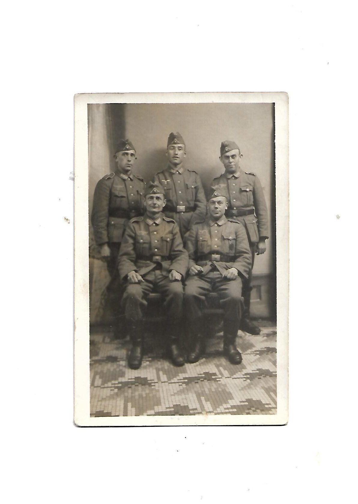 Foto -alt- Soldaten des Heeres 2. WK