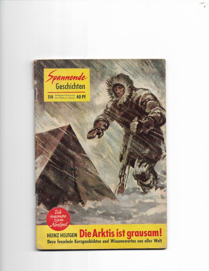 Romanheft Heinz Helfgen Die Arktis ist grausam
