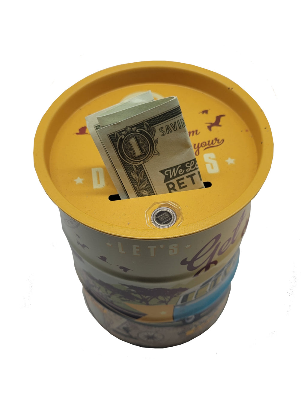 Angebot "Geschenkset 01" VW Let's get away Tasse (in Geschenkbox) & Spardose Let's get lost (Nostalgic Art)