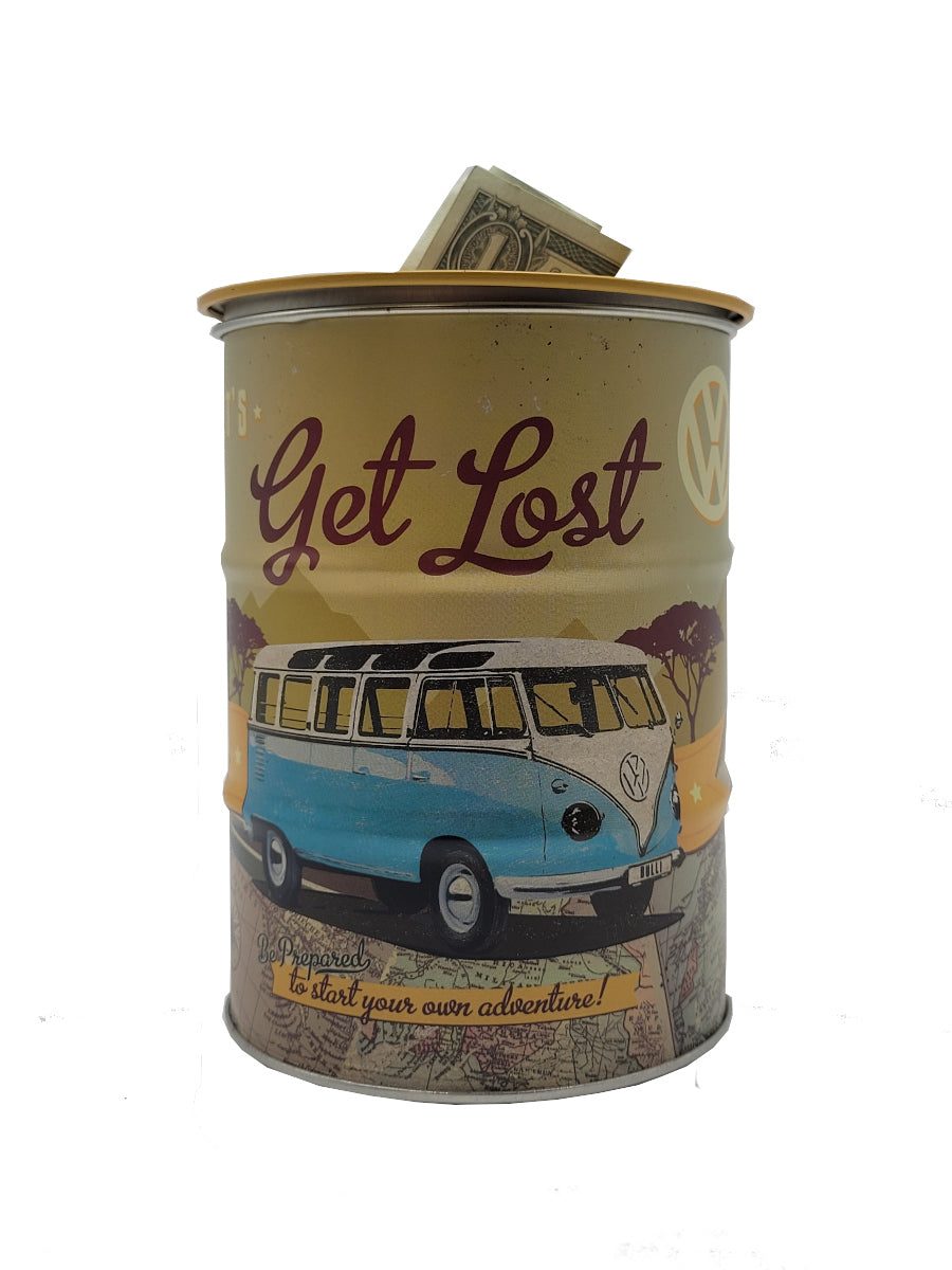 Angebot "Geschenkset 01" VW Let's get away Tasse (in Geschenkbox) & Spardose Let's get lost (Nostalgic Art)