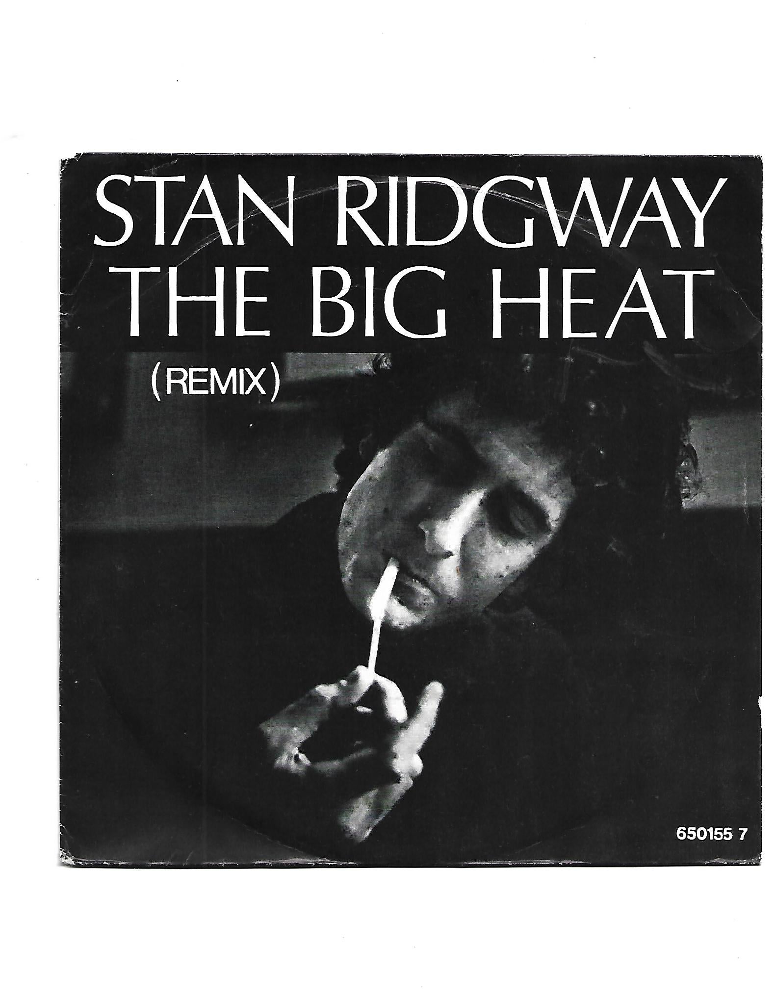 Flohmarkt Vinyl Single Stan Ridgway The Big Heat Remix  I.R.S. 1986