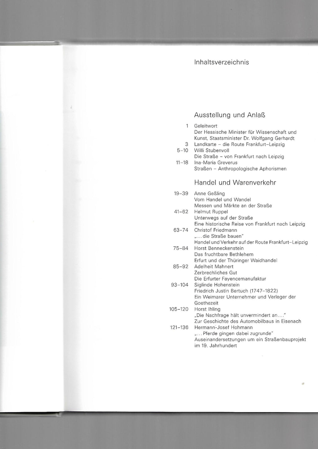 Kulturgeschichte Willi Stubenvoll Die Straße Geschichte und Gegenwart eines Handelsweges Umschau Verlag Frankfurt 1990 Textband