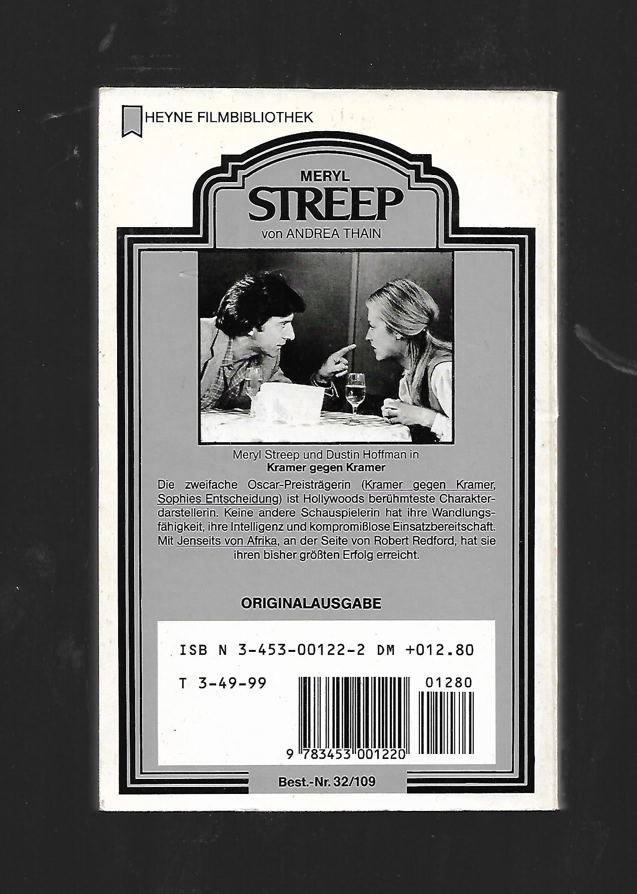 Film-Bibliothek Andrea Thain Meryl Streep Hollywoods neues Gesicht Heyne Filmbibliothek 1990