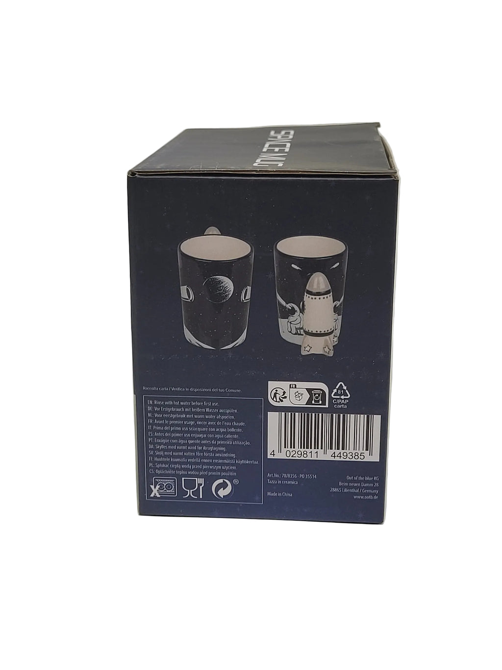 Tasse Astronaut - 3D Raketengriff - Space Mug