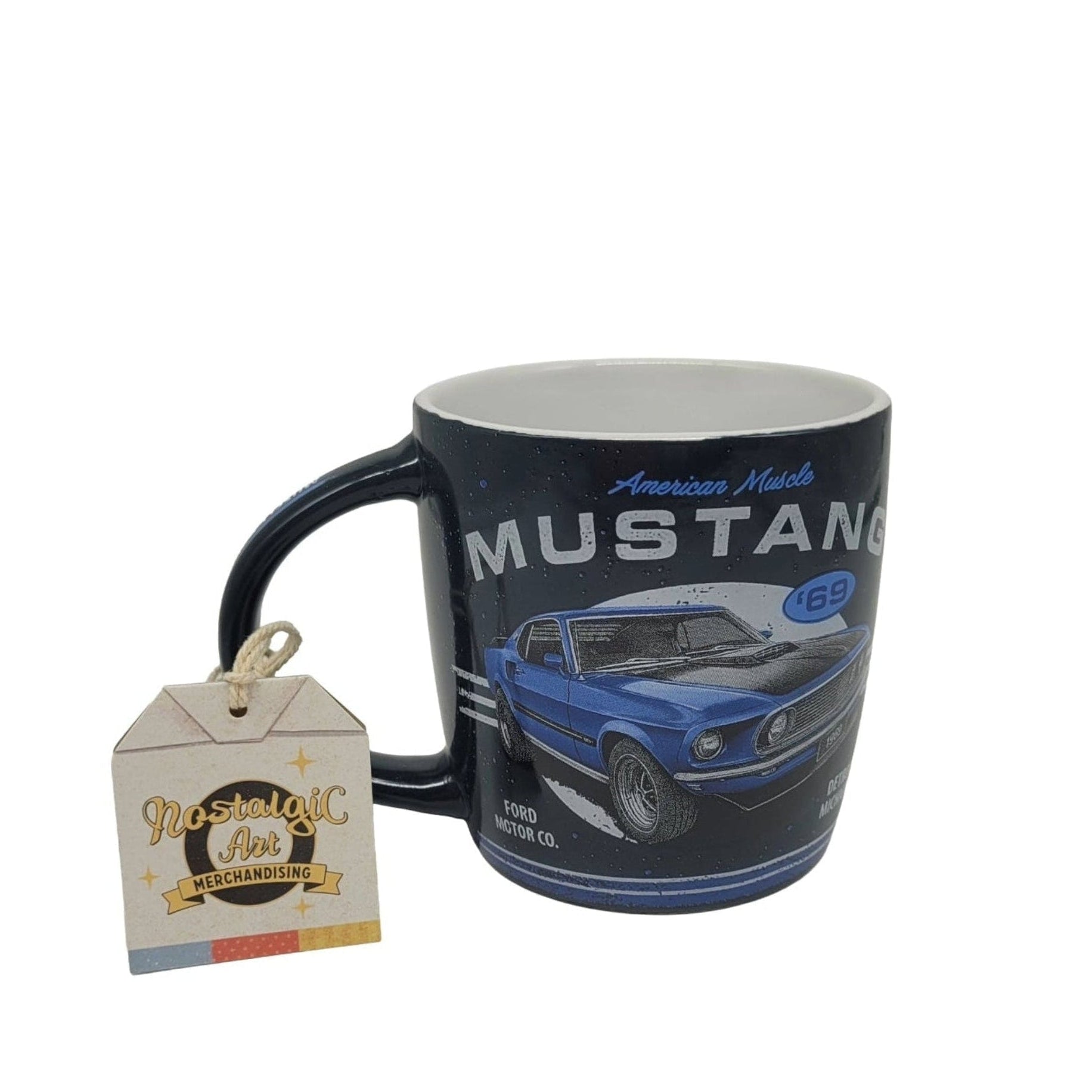 Tasse Ford Mustang - 1969 Mach 1 blue (Nostalgic Art)