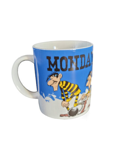 Tasse Kaffeebecher Porzellan Lucky Luke Die Daltons Monday Morning die daltons durchtrennen ihre Fussfesseln