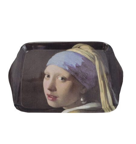 Tasse und Tablett im "Set-2-teilig" J. Vermeer - Das Mädchen mit dem Perlenohrring (310ml)