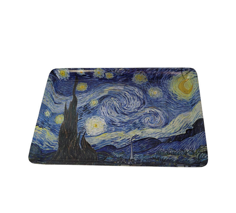 Tasse und Tablett "Set-2-teilig" Vincent van Gogh - Sternennacht (310 ml)