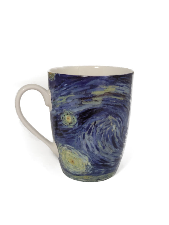 Tasse und Tablett "Set-2-teilig" Vincent van Gogh - Sternennacht (310 ml)