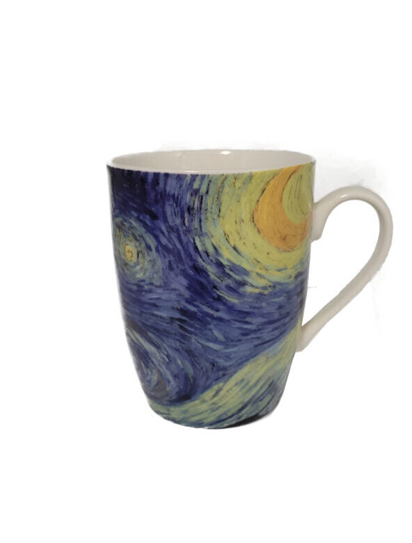 Tasse und Tablett "Set-2-teilig" Vincent van Gogh - Sternennacht (310 ml)