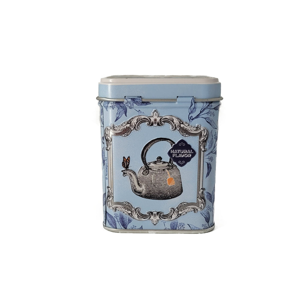 „Geschenkset aus Keramiktasse und Teedose mit Motiv ‚There’s always Time for a Tea‘ von Nostalgic Art“