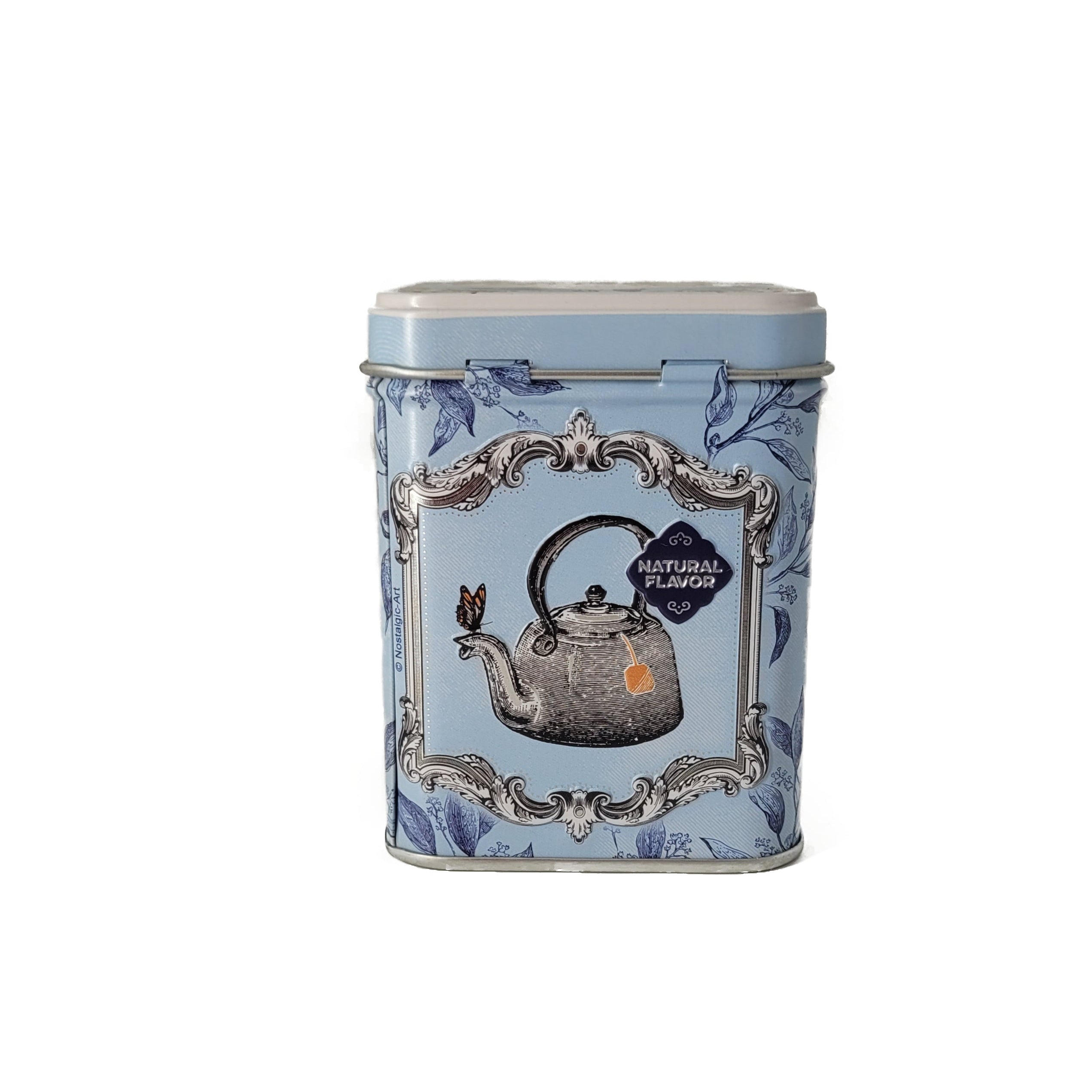 „Geschenkset aus Keramiktasse und Teedose mit Motiv ‚There’s always Time for a Tea‘ von Nostalgic Art“