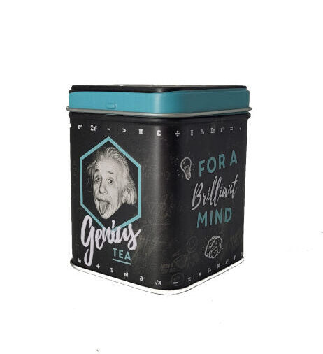 Teedose mit Scharnierdeckel Motiv Einstein - Genius Tea 100 g (Nostalgic Art)