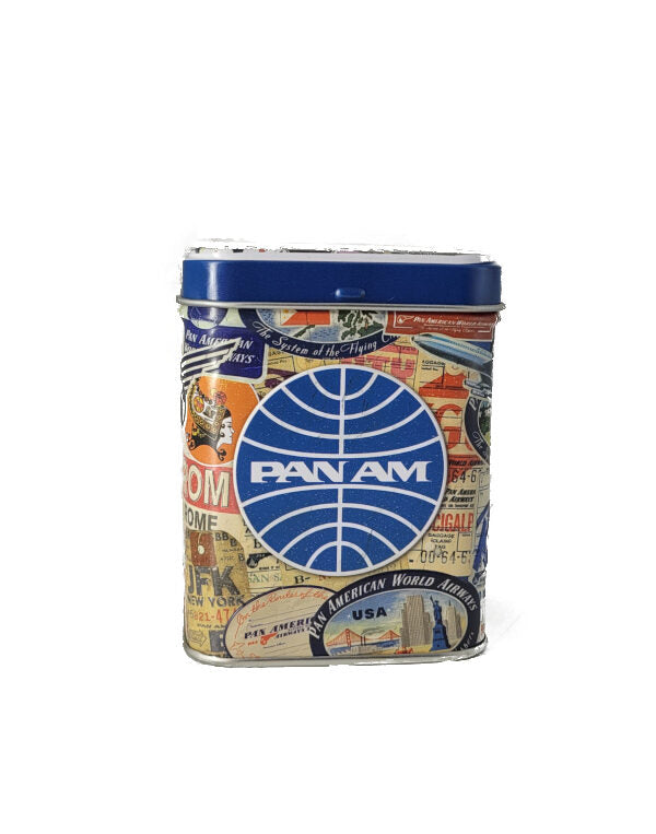 Teedose mit Scharnierdeckel Motiv Pan Am - Travel Collage 100 g (Nostalgic Art)