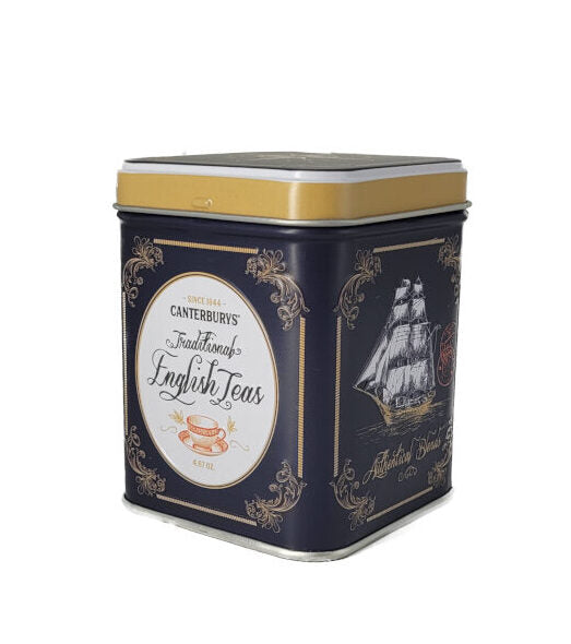 Teedose mit Scharnierdeckel Motiv Traditional English Teas 100 g (Nostalgic Art)
