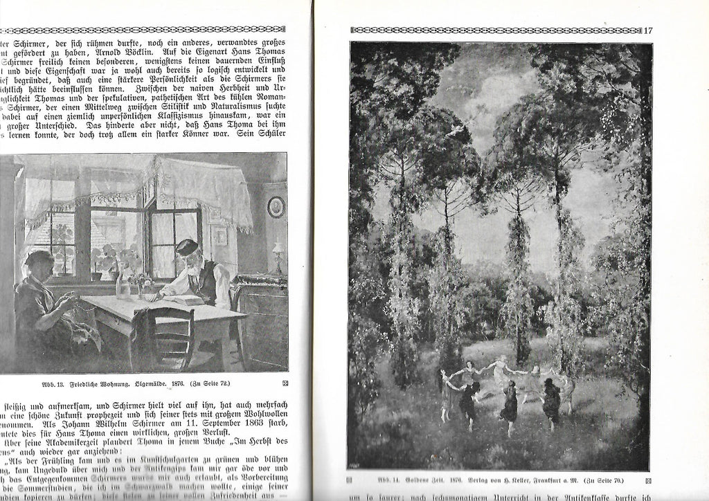 Kunst Fritz von Ostini Künstlermonographien Thoma Liebhaberausgabe Bd. 46 Verlag von Velhagen & Klasing 1910
