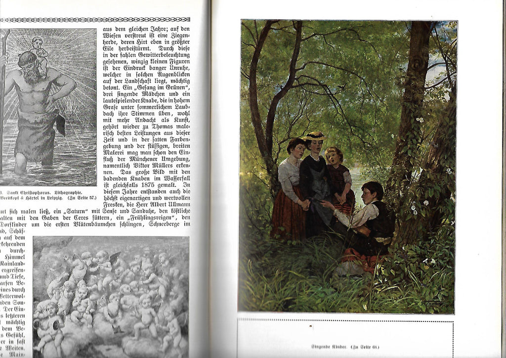 Kunst Fritz von Ostini Künstlermonographien Thoma Liebhaberausgabe Bd. 46 Verlag von Velhagen & Klasing 1910