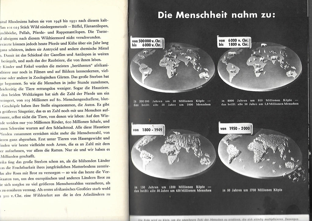 Fernseh-Nostalgie Bernhard Grzimek Kein Platz für wilde Tiere Kindler 1954