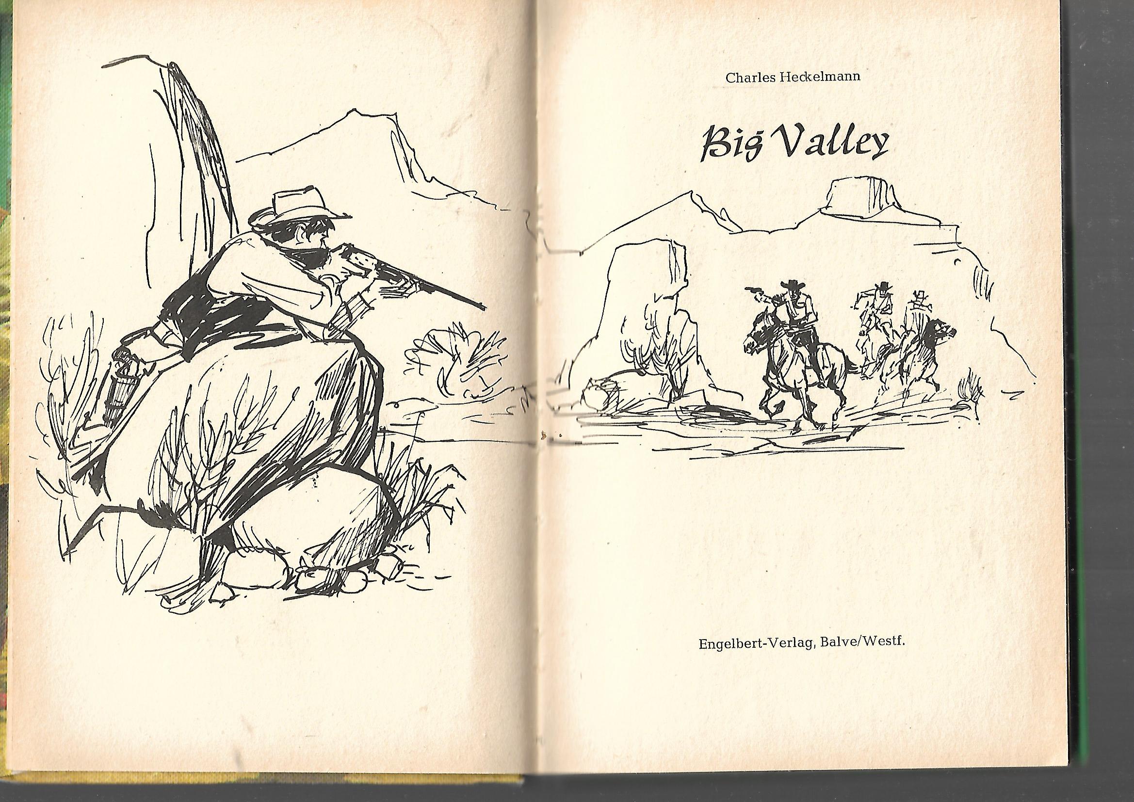 Fernseh-Nostalgie  Big Valley Charles Heckelmann Engelbert-Verlag 1970