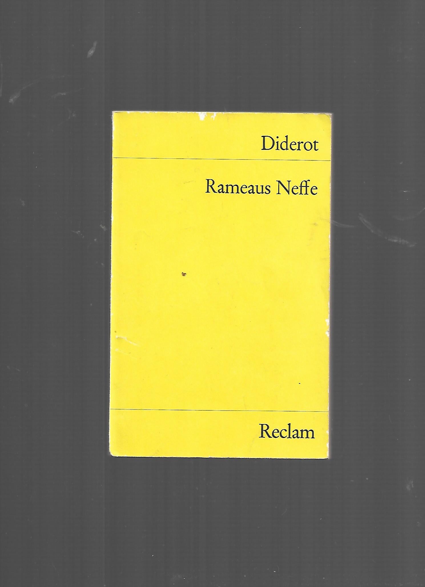 Reclam Diderot Rameaus Neffe