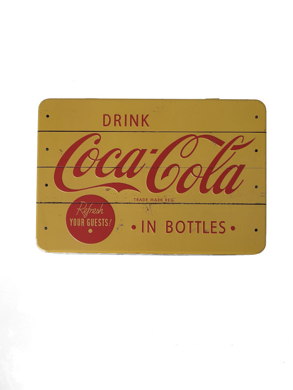 Vorratsdose Blechdose flach Drink Coca-Cola in Bottles 2,5 L (Nostalgic Art)