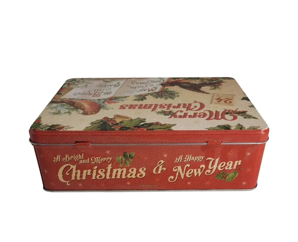 Vorratsdose Blechdose flach Merry Christmas 2,5 L (Nostalgic Art)