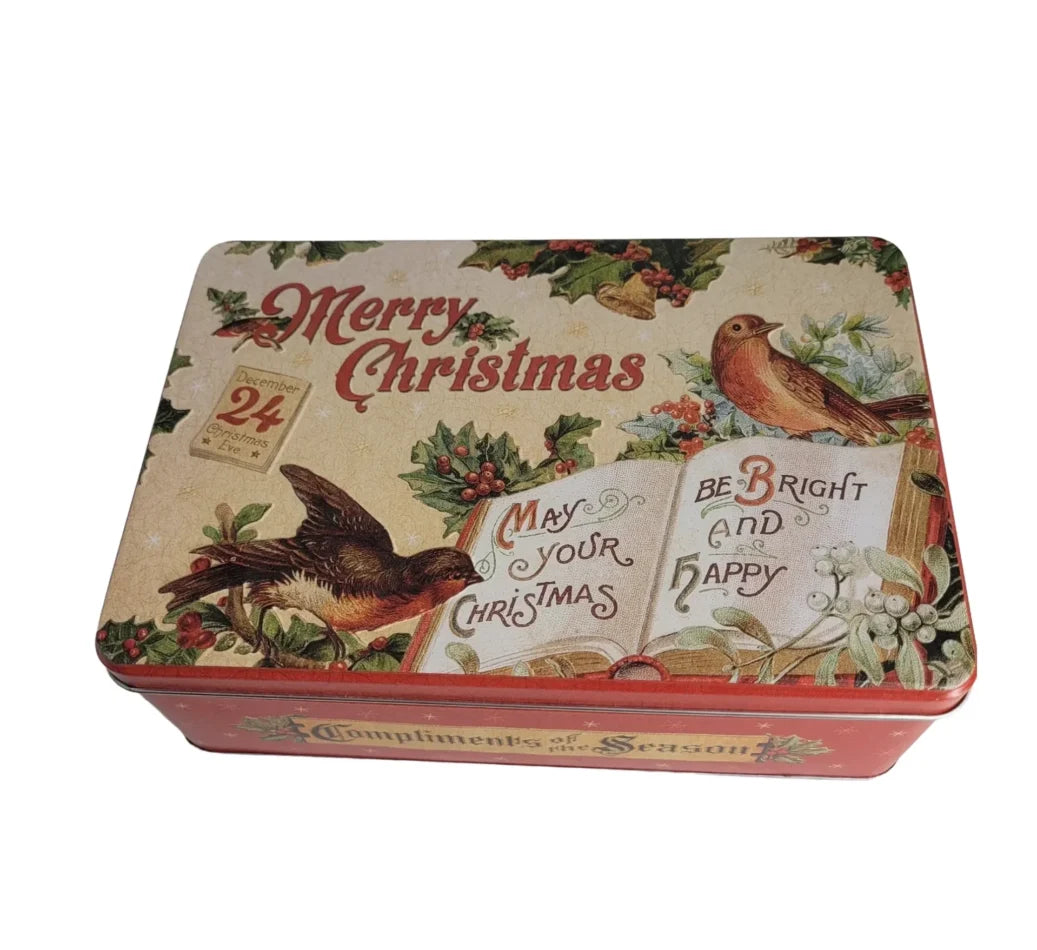 Vorratsdose Blechdose flach Merry Christmas 2,5 L (Nostalgic Art)