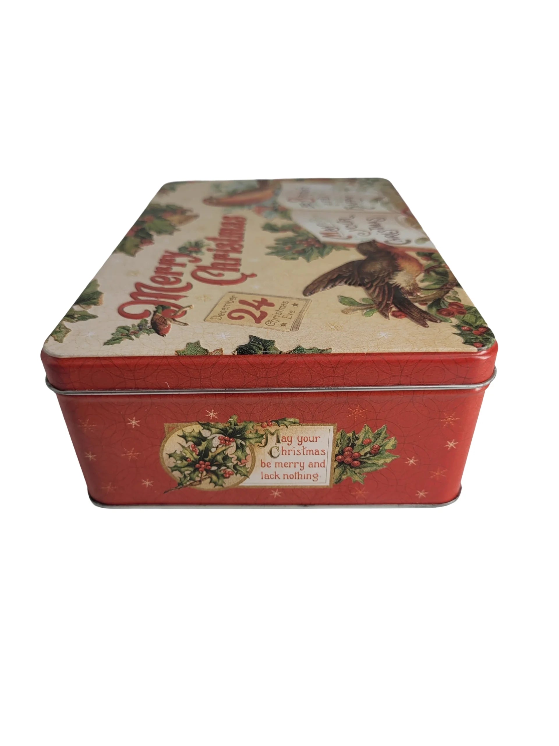 Vorratsdose Blechdose flach Merry Christmas 2,5 L (Nostalgic Art)