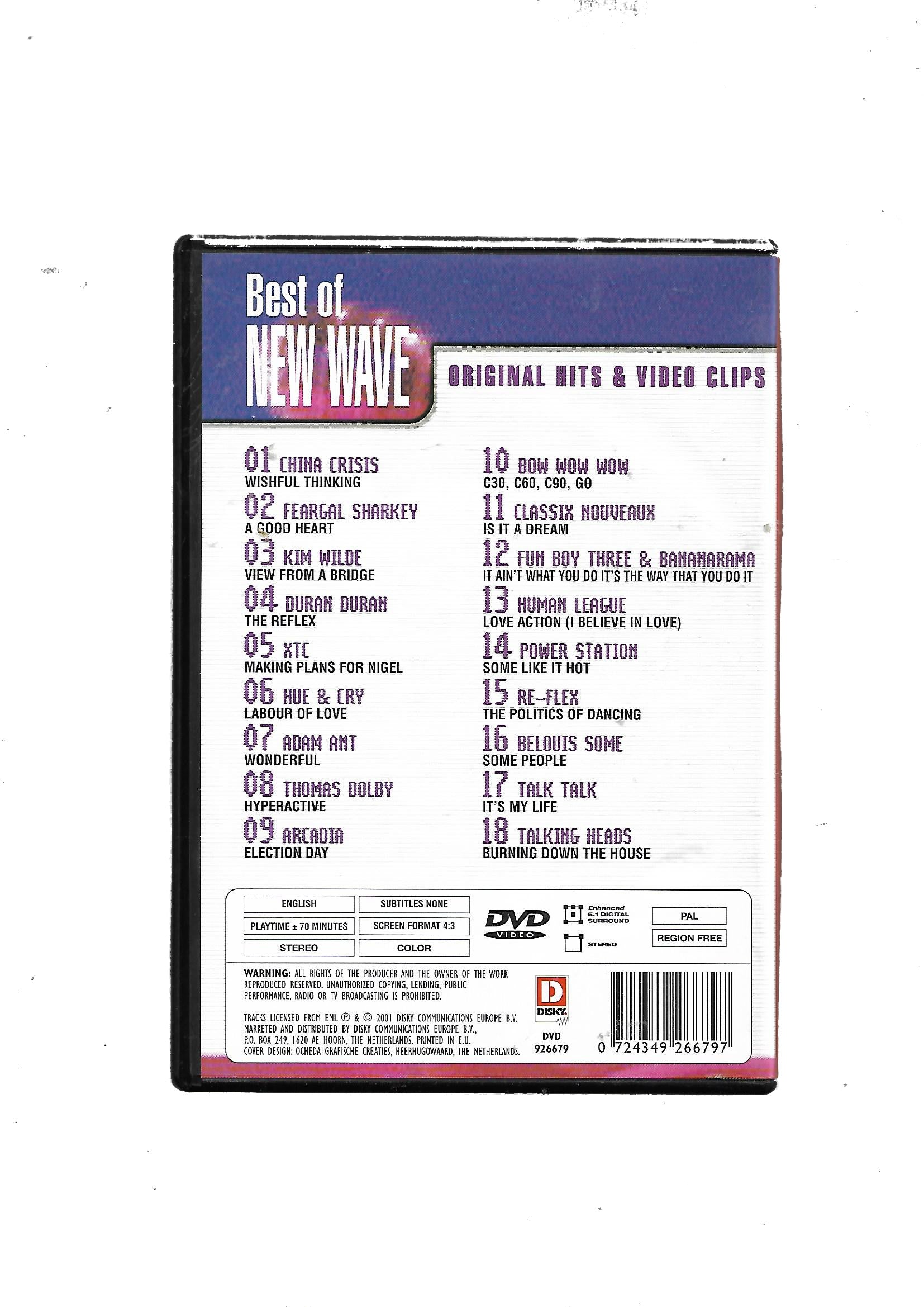 DVD Best of New Wave Video-Clips von Talk Talk, Arcadia, Belouis Some u.a.