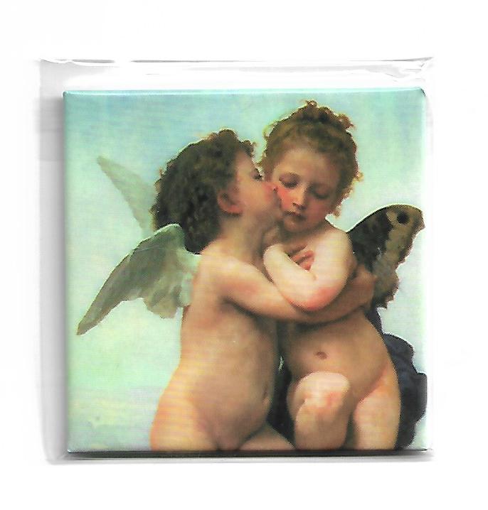 Magnet "William Adolphe Bouguereau - Der erste Kuss"