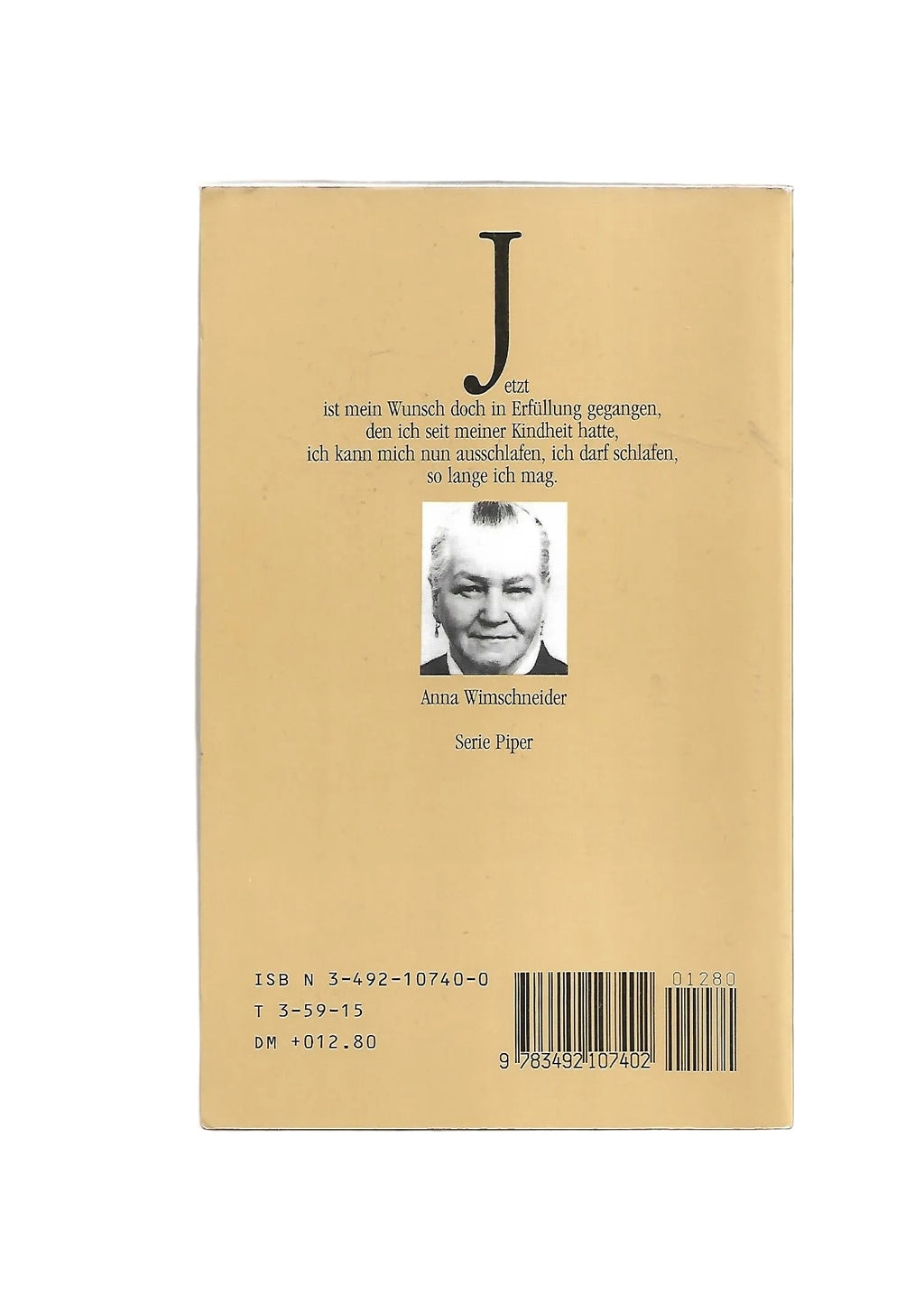 Belletristik Anna Wimschneider Herbstmilch Lebenserinnerungen einer Bäuerin Piper 1984 Taschenbuch