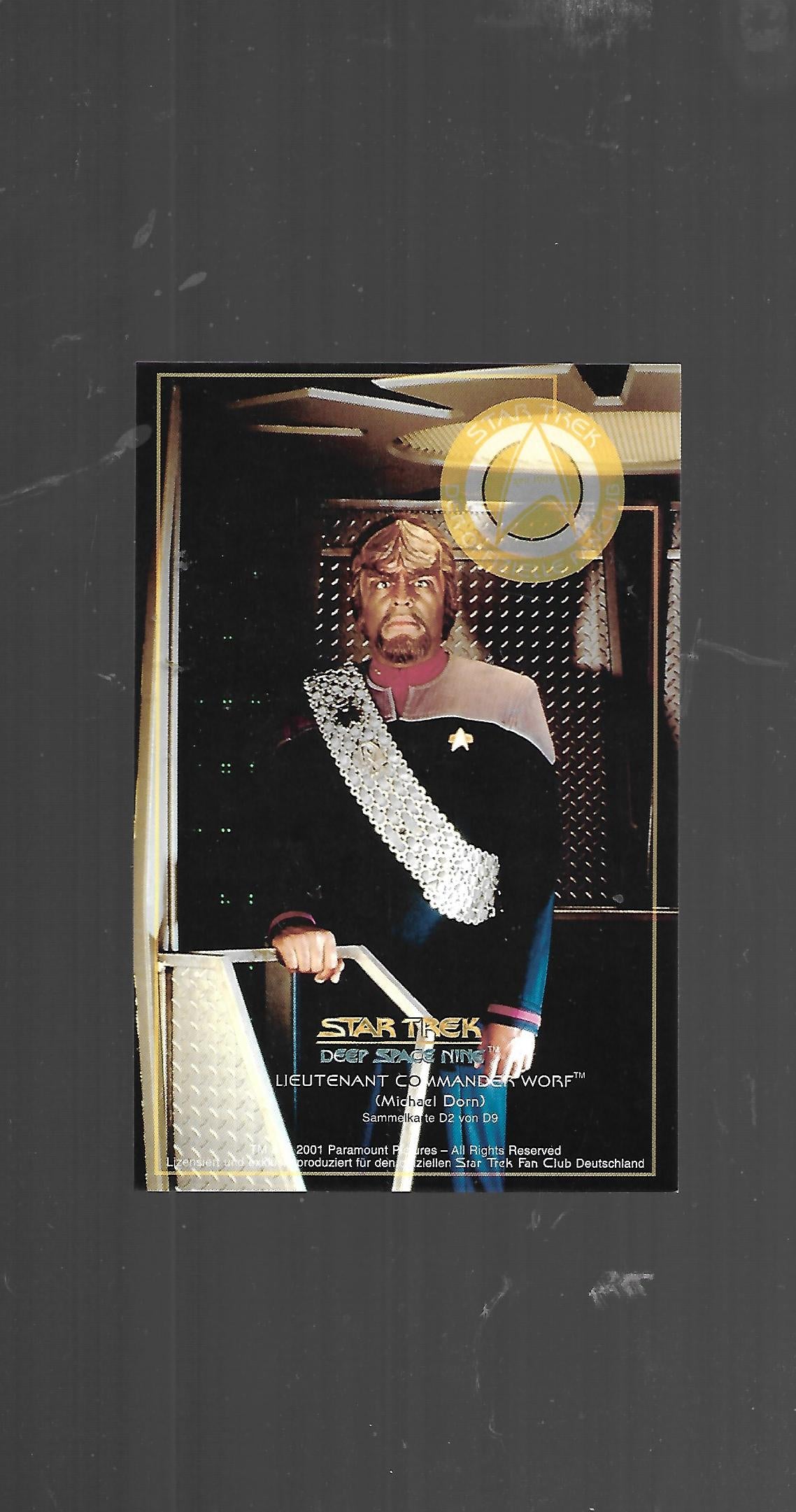 Sammelkarte Star Trek - Deep Space Nine Lieutnant Commander Worf