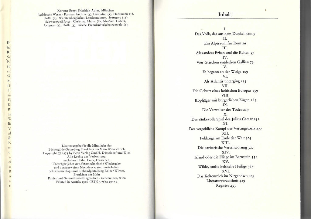 Alte Geschichte Gerhard Herm Die Kelten - Das Volk das aus dem Dunkel kam Büchergilde Gutenberg 1976