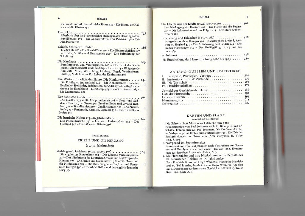Alte Geschichte Philippe Dollinger Die Hanse Kröner Verlag 1989 4. Auflage