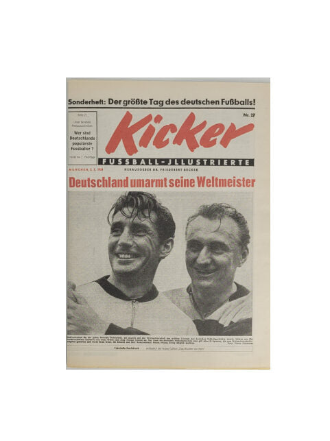 Zeitschrift Zeit Geschichte - Sportmagazin Kicker Das Wunder von Bern - Edition 50 Jahre  Faksimile