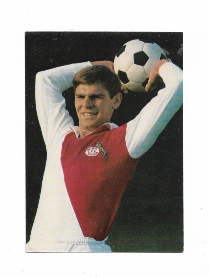 Fußball Sammelbild Wolfgang Weber Postkarte Aral 1966