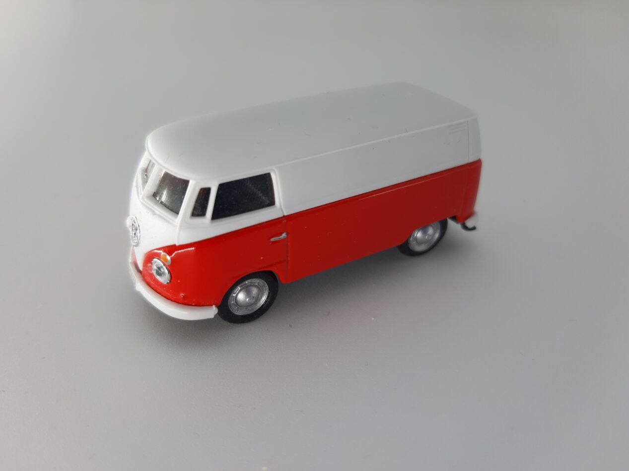 Automagnet VW T1 Van rot - Dach weiß