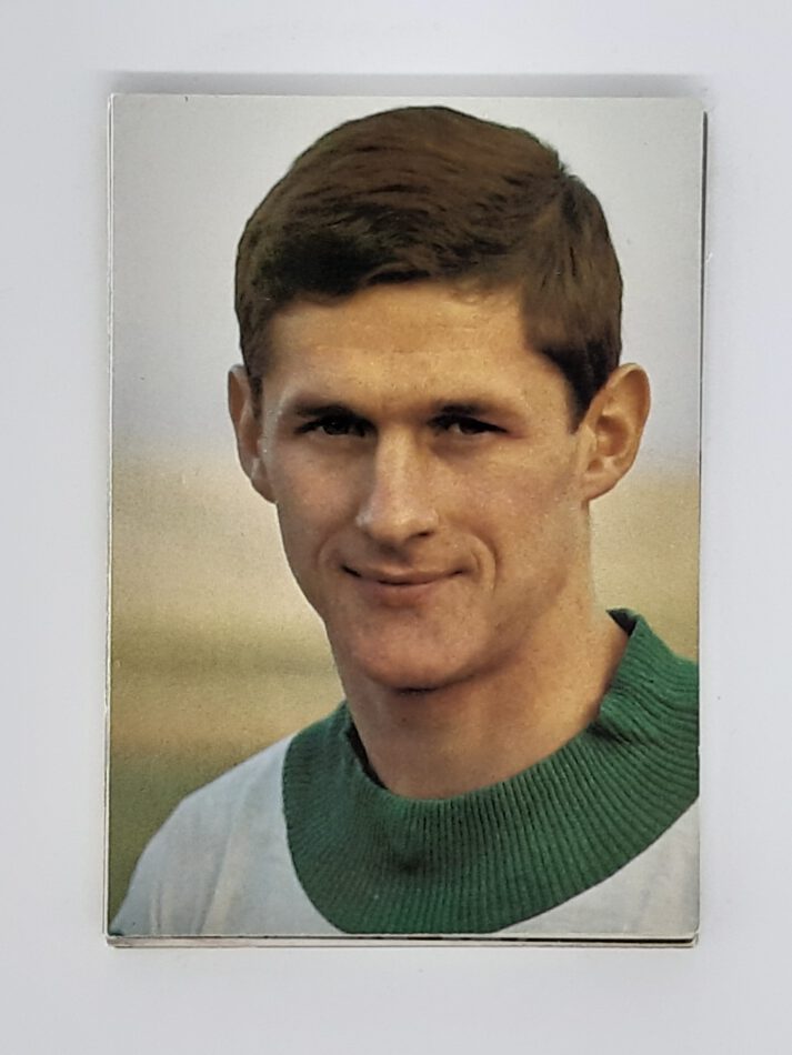 Fussball Sammelbild Max Lorenz Postkarte Aral 1966