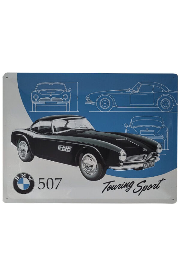 Blechschild BMW 507 - Touring Sport (30 x 40 cm) (Nostalgic Art)