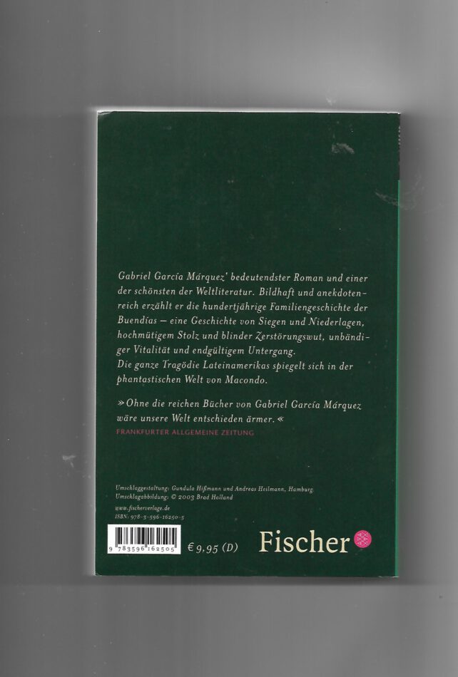 Belletristik Hundert Jahre Einsamkeit von Gabriel García Márquez (2007, Taschenbuch) – Bild 2