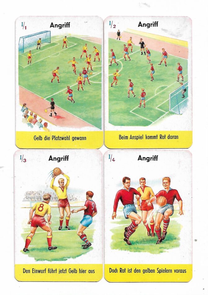 Dies & Das Quartett Schuss und Tor S &S 8647 sechziger Jahre Sammlerstück – Bild 3