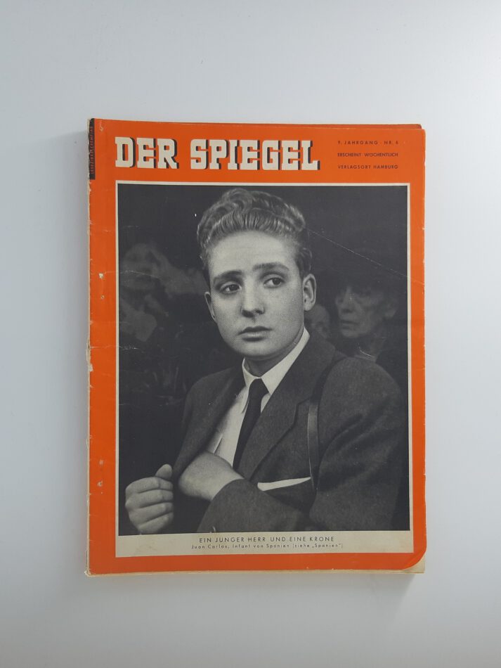 Zeitschrift Der Spiegel vom 02.02.1955 Nr. 6 Juan Carlos Original Lesezirkel Ausgabe