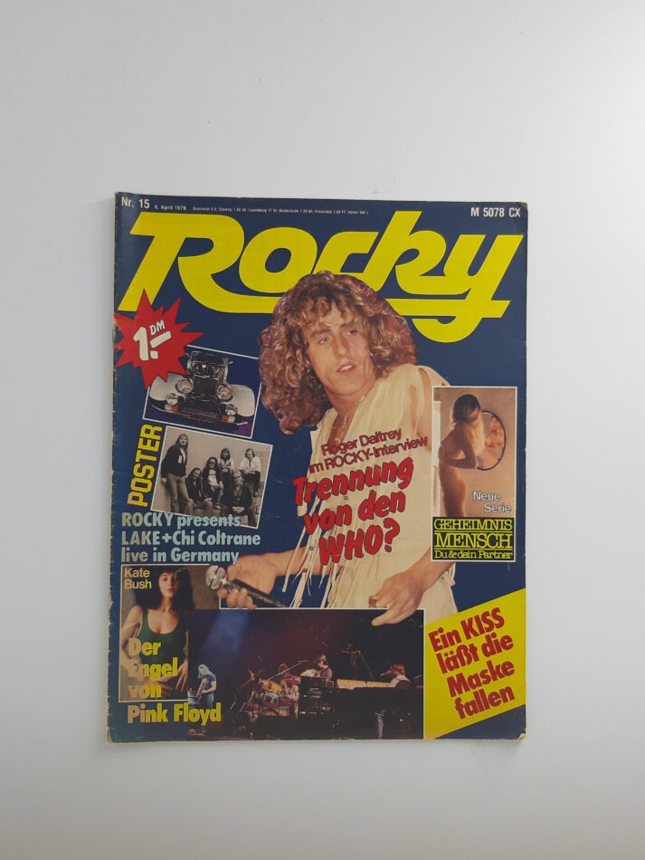 Magazin Rocky Nr.15/1978 mit Lake Poster