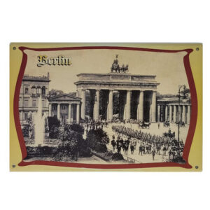 Blechschild Berlin Brandenburger Tor - historisch (20 x 30 cm)