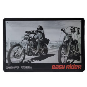 Blechschild Easy Rider - Dennis Hopper & Peter Fonda (20 x 30 cm)