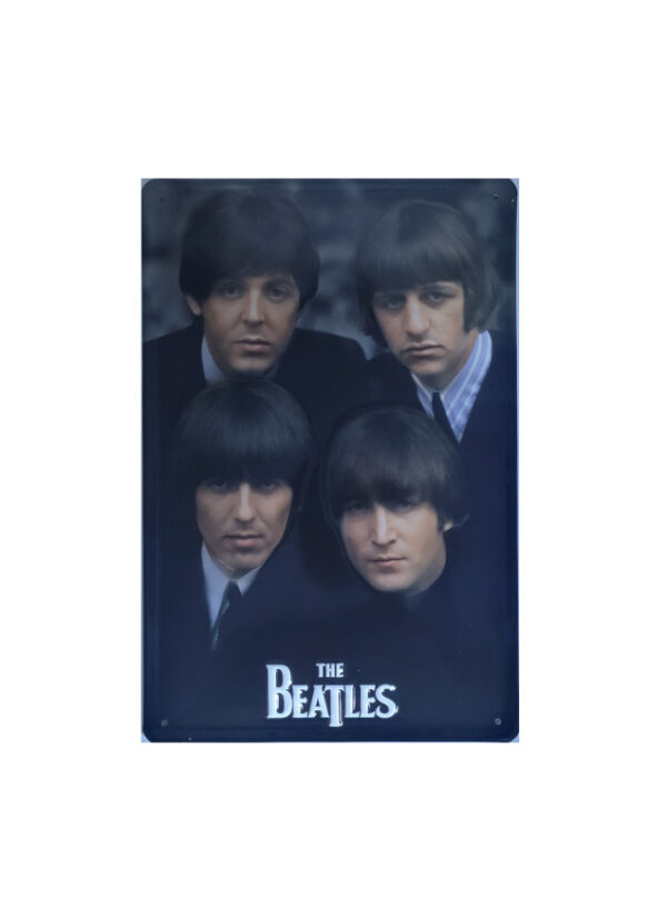 Blechschild The Beatles - Portrait (20 x 30 cm)