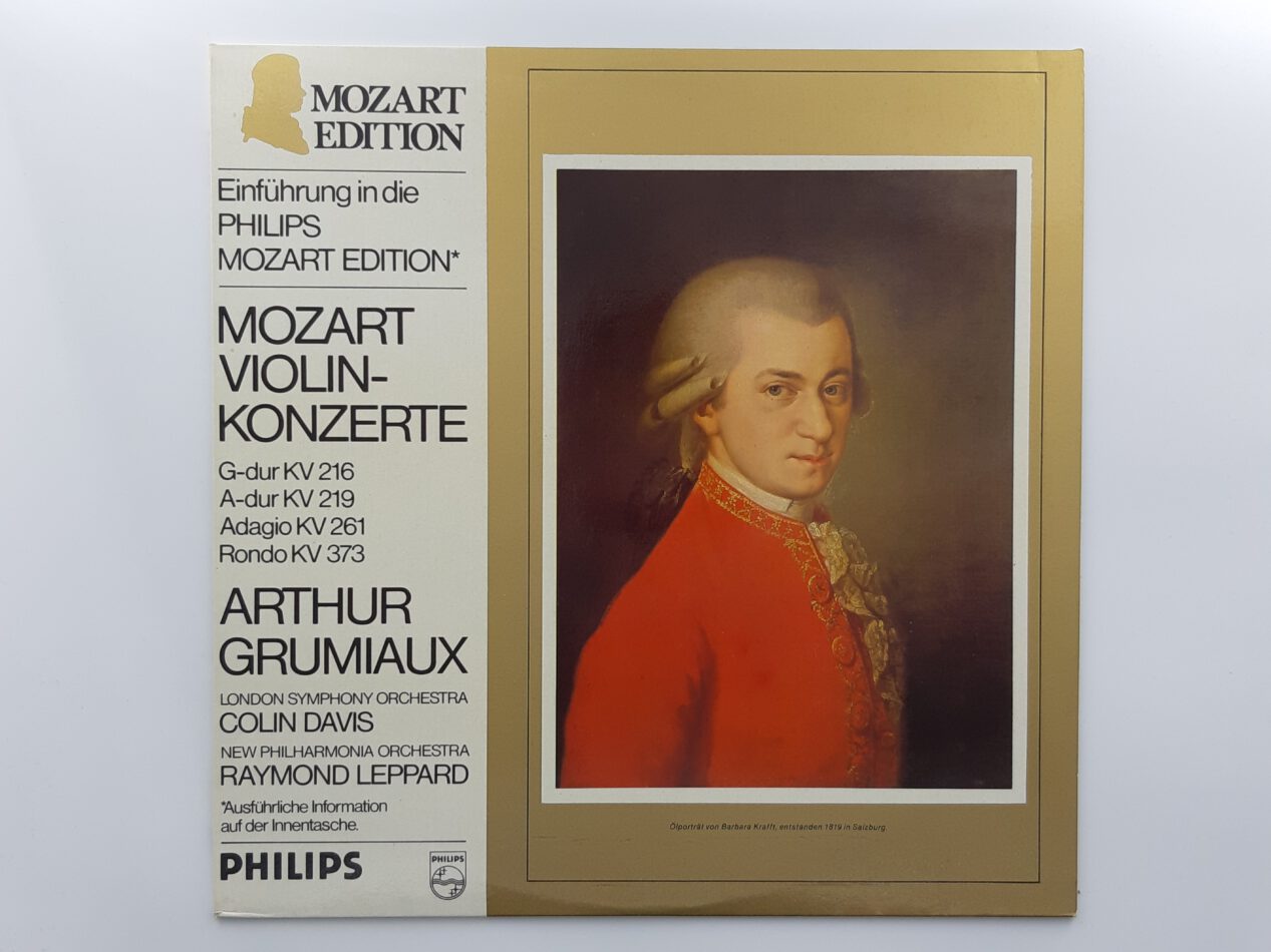 LP Schallplatte Vinyl Einführung in die Philips Mozart Edition Mozart Violinkonzerte London Symphony Orchestra Colin Davis Arthur Grumiaux Violine