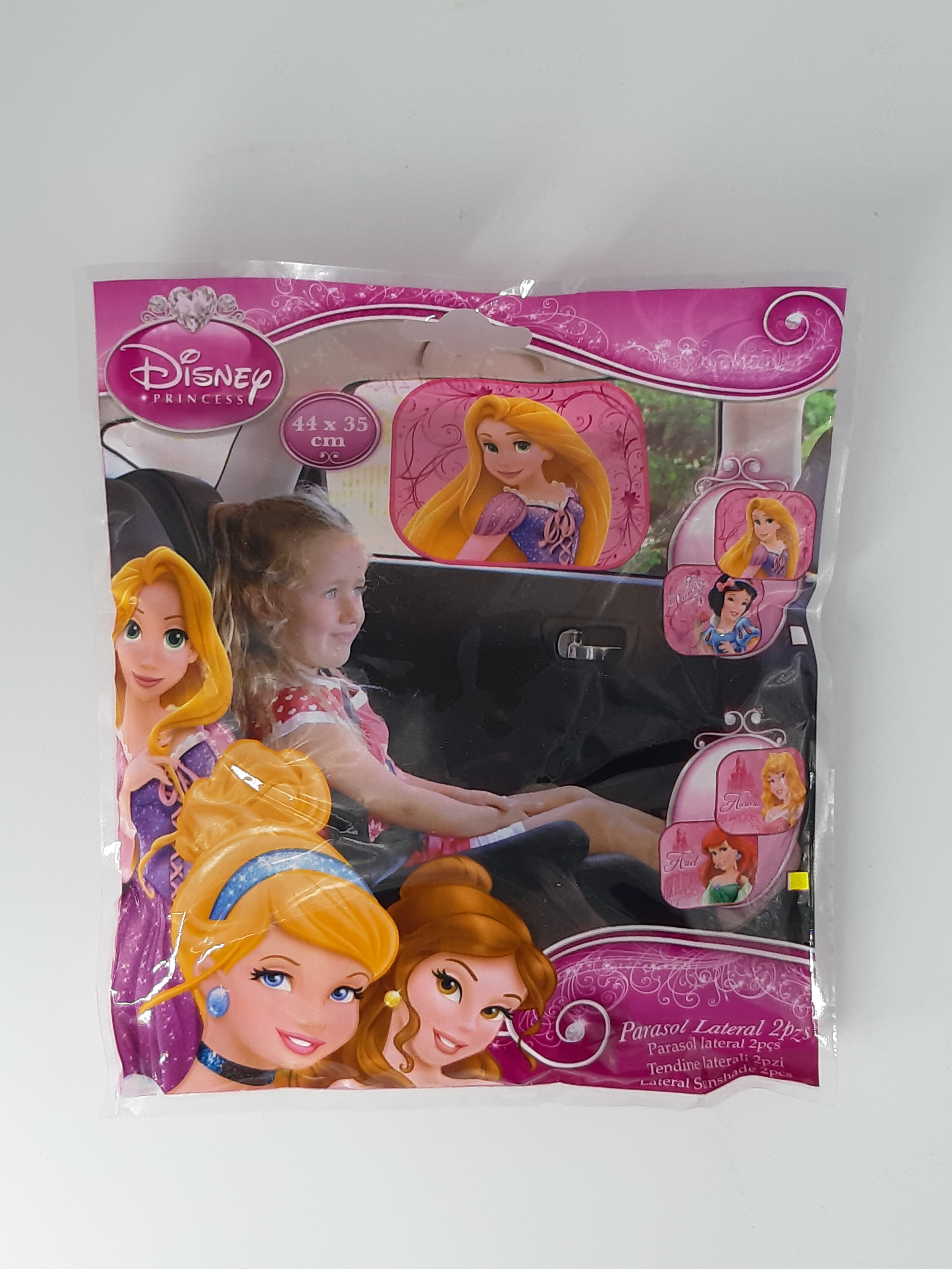 Disney Princess Auto Sonnenschutz Kinder Seitenschutz Prinzessin 2 Stück  Sonnenblende 44 x 35 cm